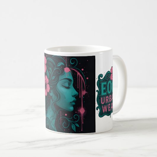 MUSA FLORAL KAFFEETASSE (VorderseiteRechts)