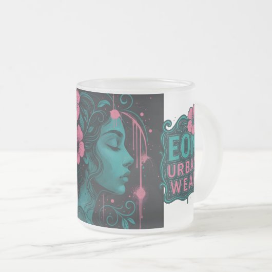 MUSA FLORAL MATTGLASTASSE (VorderseiteRechts)