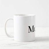 Musafir (Englisch) Reisender Becher Kaffeetasse (Links)
