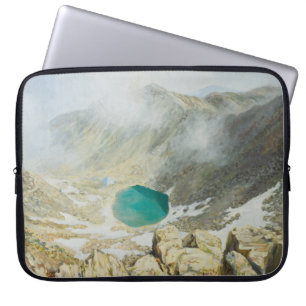 Musala-Gipfel, Ölmalerei, Bulgarien. Laptopschutzhülle