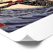 Musashi auf der Rückseite eines Wals Poster (Ecke)