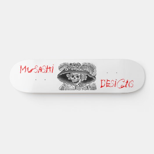 Musashi entwirft DM-Knochen Skateboard (Horizontal)