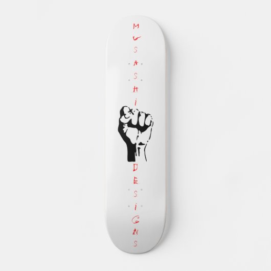 Musashi entwirft Faust Skateboard (Vorderseite)