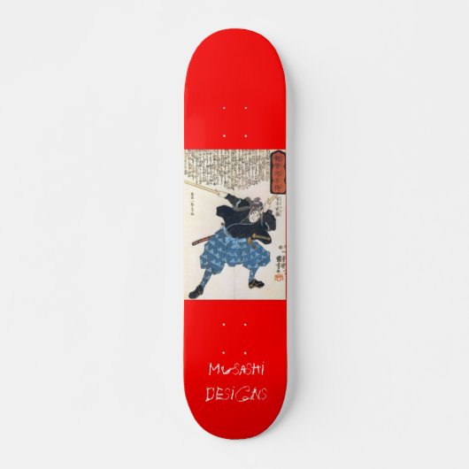 Musashi entwirft Musashi Skateboard (Vorne)