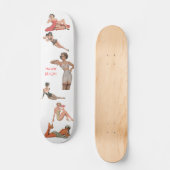 Musashi entwirft Pinup Skateboard (Vorderseite)