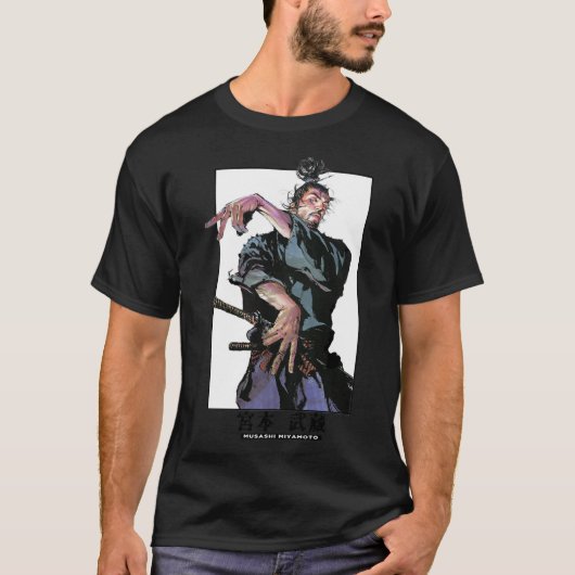 musashi miyamoto Art farbige Panel Kollektion Clas T-Shirt (Vorderseite)