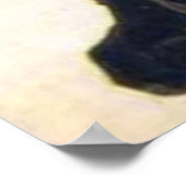 MUSASHI Miyamoto mit zwei Bokken Japanisch Samurai Poster (Ecke)