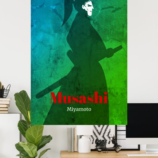 Musashi, Samurai Code Poster (Heimbüro)