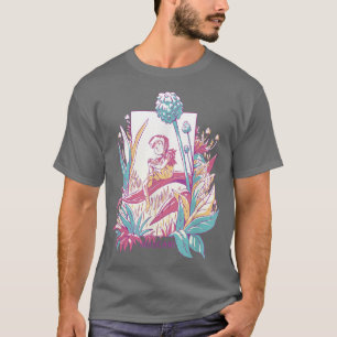 Muscari Niedliche Fantasie Fairy mit Blume Natur T-Shirt