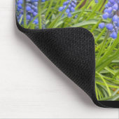 Muscari/Trauben Hyacinth Mouse Pad Mousepad (Ecke)
