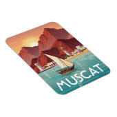 Muscat Oman Reise Magnet (Rechte Seite)