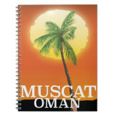 Muscat Oman Urlaubsposter Notizblock (Vorderseite)