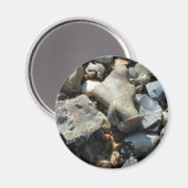 Muschel 3 magnet (Vorderseite/Rückseite)