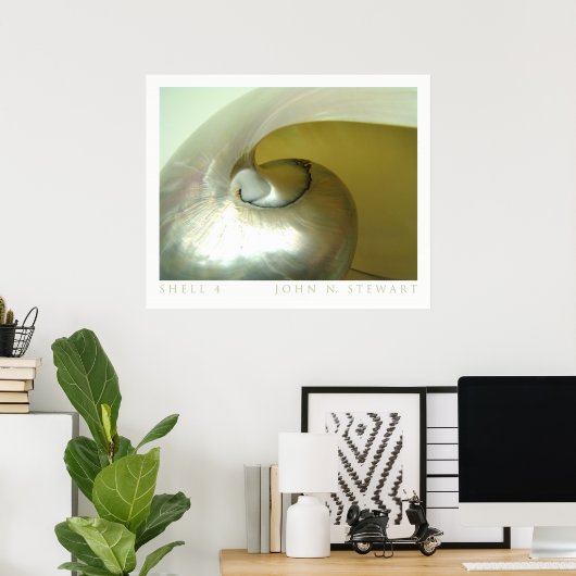 Muschel #4 poster (Heimbüro)