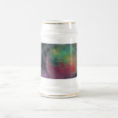 Muschel abstrakt Art Space Bierglas (Mittel)