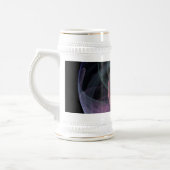 Muschel abstrakt Art Space Bierglas (Links)