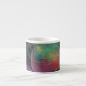 Muschel abstrakt Art Space Espressotasse (Vorderseite)