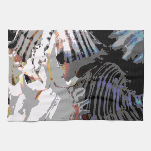 Muschel Abstrakt Küchentuch (Horizontal)