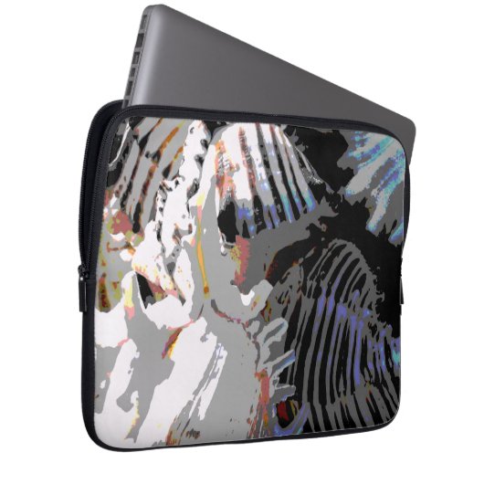 Muschel Abstrakt Laptopschutzhülle (Vorne Rechts)