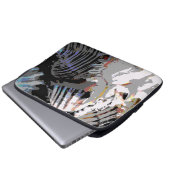 Muschel Abstrakt Laptopschutzhülle (Vorne Knopf)