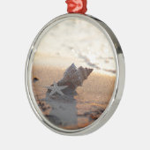 Muschel am Meer Ornament Aus Metall (Links)