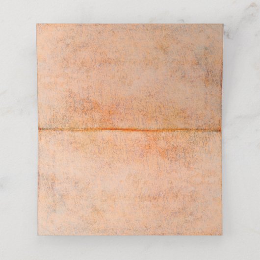 Muschel am Strand Elegante Hochzeitsfeier Verlobun Platzkarte (Innenseite Aufgefaltet)