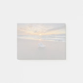Muschel am Strand in Insel des Sonnenuntergang-| Post-it Klebezettel (Vorderseite)
