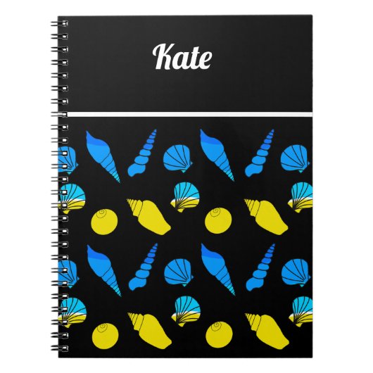 Muschel am Strand Notizblock (Vorderseite)