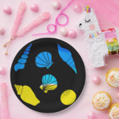 Muschel am Strand Pappteller (Party)