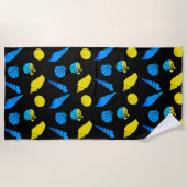 Muschel am Strand Strandtuch (Vorderseite)