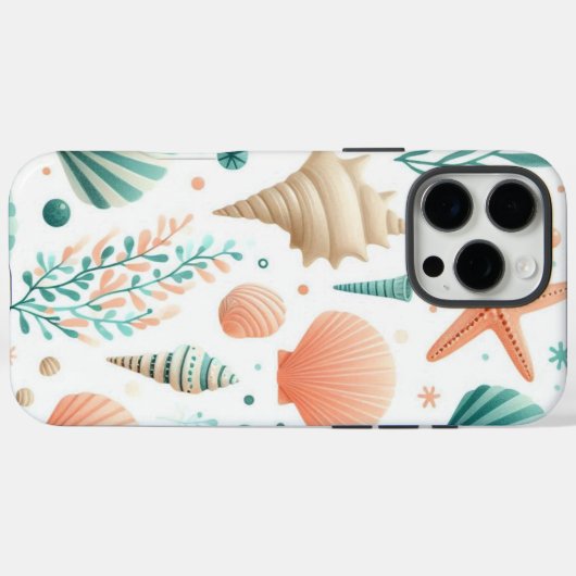 Muschel an Küsten Case-Mate iPhone Hülle (Rückseite (Horizontal))