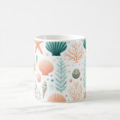 Muschel an Küsten Kaffeetasse (Mittel)