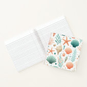 Muschel an Küsten Notizblock (Innenseite)