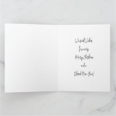 Muschel Angel Beach geklappte Grußkarte Karte (Innenseite)