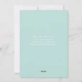 Muschel Aquarell Happy Geburtstag Feiertagskarte (Rückseite)