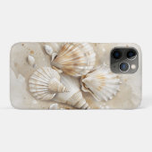 Muschel-Aquarell-Küstenstil Case-Mate iPhone Hülle (Rückseite (Horizontal))