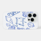 Muschel-Ästhetik mit Strand-Feeling iPhone Hülle (Rückseite (Horizontal))