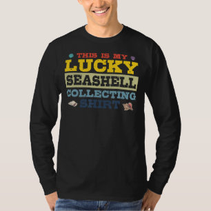 Muschel auf See Jagd Lucky Seashell Sammler T-Shirt