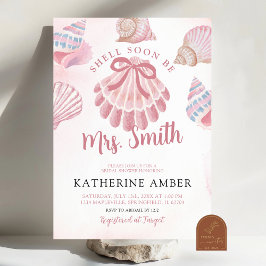 Muschel bald Mrs. Beach Sea Brautparty Einladung