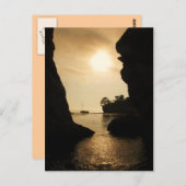 Muschel Beach Postkarte (Vorne/Hinten)