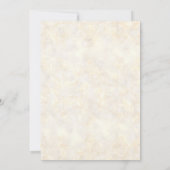 Muschel Beach Sand Stripe Conch Einladung (Rückseite)