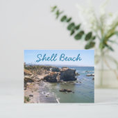 Muschel Beach Travel Postcard Postkarte (Stehend Vorderseite)