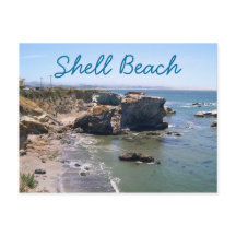 Muschel Beach Travel Postcard