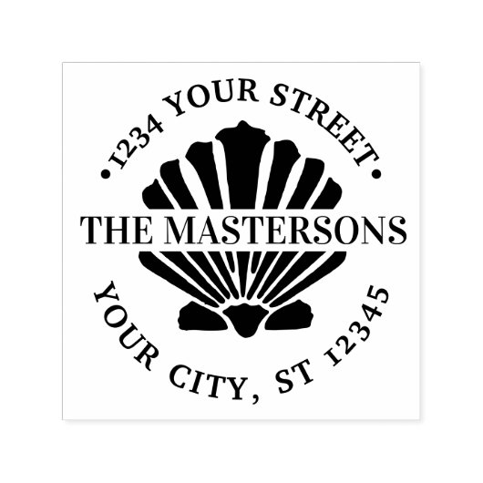 Muschel "Beachy Scallop" Permastempel (Design)