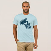Muschel! Blau T-Shirt (Vorne ganz)