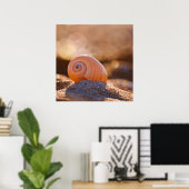 Muschel Bokeh |Griechenland Poster (Heimbüro)