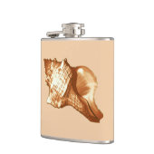 Muschel - braun, weiß und braun flachmann (Links)