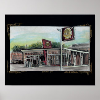 Muschel Broad St Poster