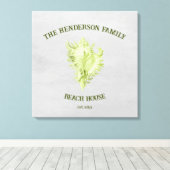 Muschel Canvas Leinwanddruck (Insitu (Holzboden))