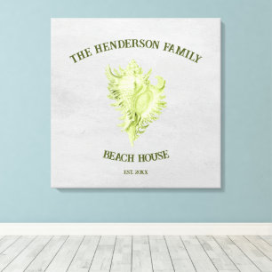 Muschel Canvas Leinwanddruck